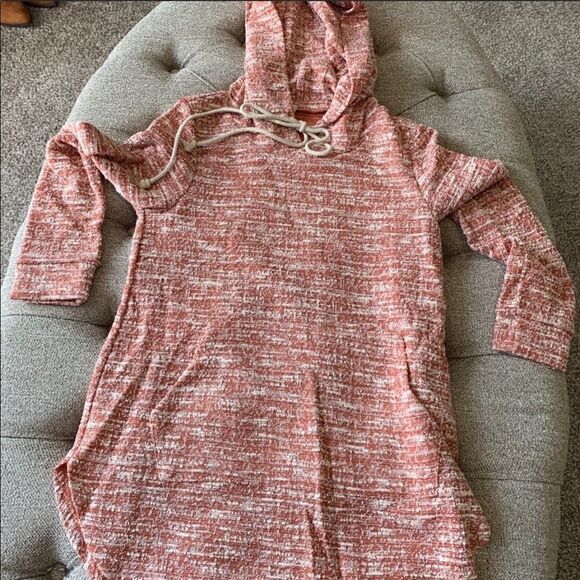 Textured Drawstring Hoodie - Picture 3 of 5